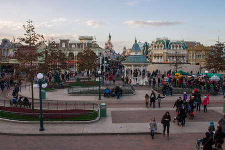 Disneyland Paris, Paris, Franceのeditorial素材