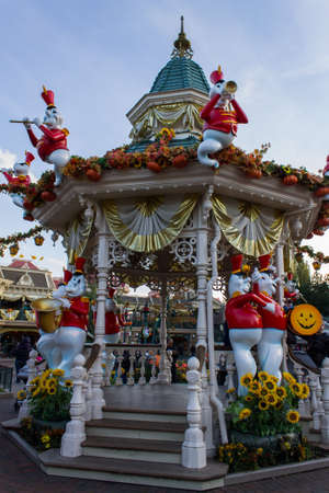 Disneyland Paris during Halloween Celebrationsのeditorial素材