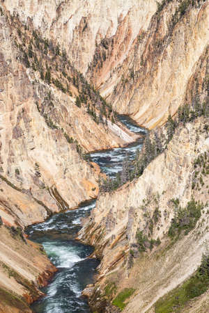 Grand Canyon of the Yellowstone, USAの写真素材
