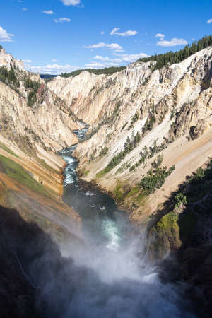 Grand Canyon of the Yellowstone, USAの写真素材