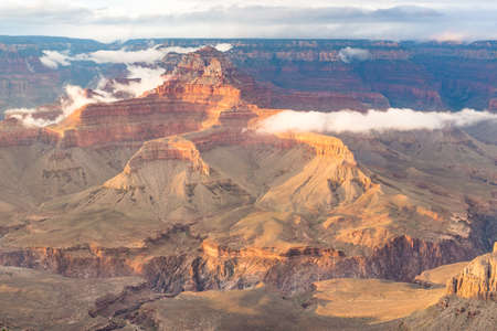 Grand Canyon National Park at dusk, Arizona, USAの写真素材