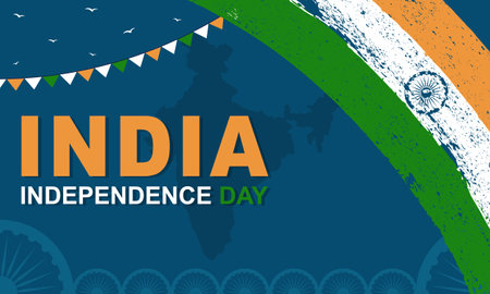 India Independence Day greeting background
