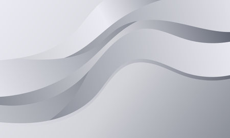 Abstract smooth white gradient modern backgroundのイラスト素材