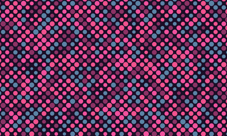 Colorful cute halftone dots background suitable for wrapping paperのイラスト素材