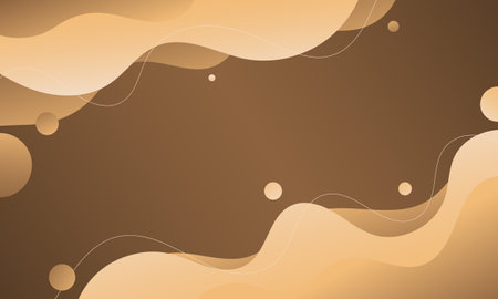 Dynamic fluid abstract background. Wavy abstract fluid wallpaperのイラスト素材