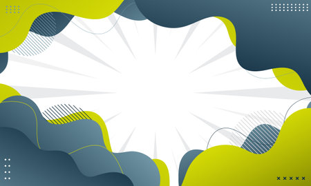 Dynamic abstract fluid modern backgroundのイラスト素材