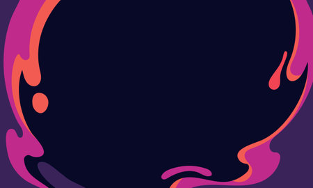 Abstract fluid dark blank backgroundのイラスト素材