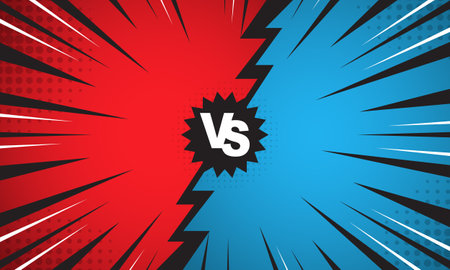 Versus background template with retro styleのイラスト素材