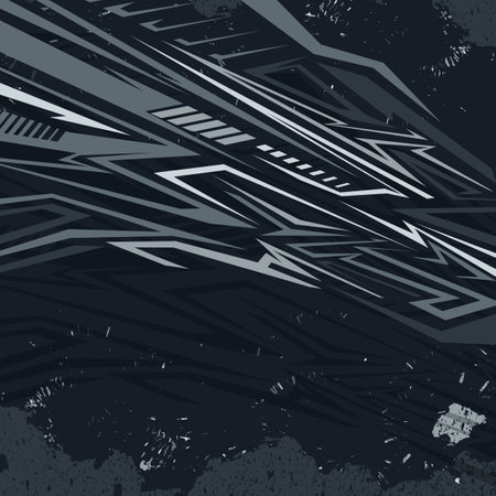 Racing geometry abstract grunge background. Racing jersey templateのイラスト素材
