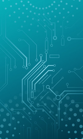 Abstract futuristic high tech light wallpaper