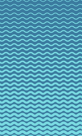 Wavy blue stripes pattern wallpaper. Vector illustration