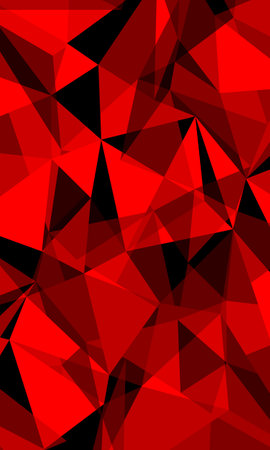 Abstract red geometric low poly triangle pattern modern wallpaperのイラスト素材