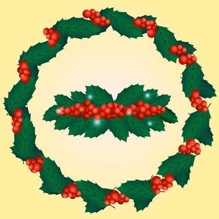 New Year  decoration illustration.のイラスト素材