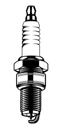 Spark plugのイラスト素材