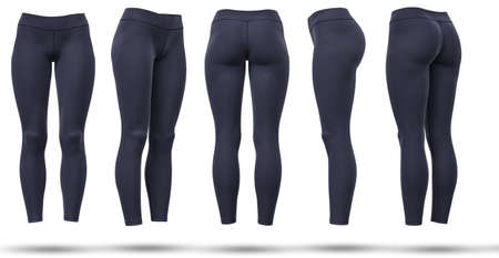 3D rendered ladies leggings pants Readの写真素材