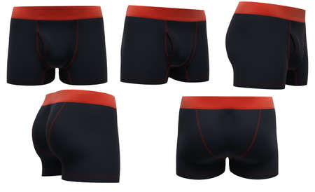 3d Rendered Men's Boxer Briefsの写真素材