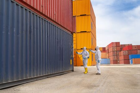 Disinfecting of storage container to prevent COVID-19