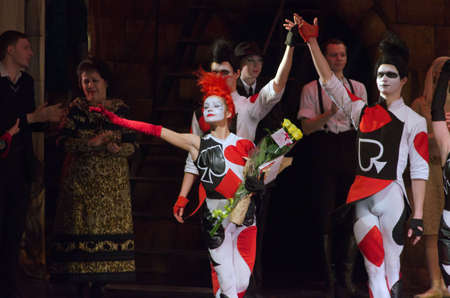 DNIPRO, UKRAINE - NOVEMBER 25, 2016: Carmen and Jose ballet performed by members of the Dnipro ...