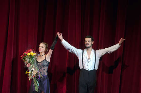 DNIPRO, UKRAINE - NOVEMBER 25, 2016: Carmen and Jose ballet performed by members of the Dnipro ...