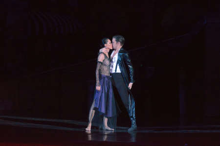DNIPRO, UKRAINE - NOVEMBER 27, 2016: Carmen and Jose ballet performed by members of the Dnipro ...