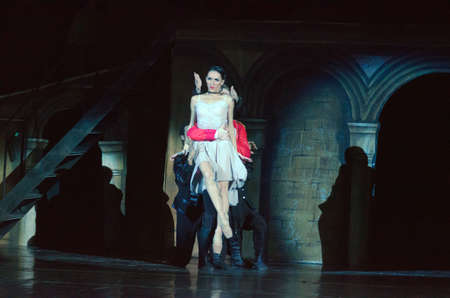 DNIPRO, UKRAINE - NOVEMBER 27, 2016: Carmen and Jose ballet performed by members of the Dnipro ...