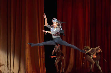 DNIPRO, UKRAINE - DECEMBER 30, 2016: Nutcracker ballet performed by Dnipro Opera and Ballet Theatre ballet.のeditorial素材