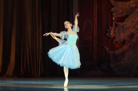 DNIPRO, UKRAINE - DECEMBER 30, 2016: Nutcracker ballet performed by Dnipro Opera and Ballet Theatre...