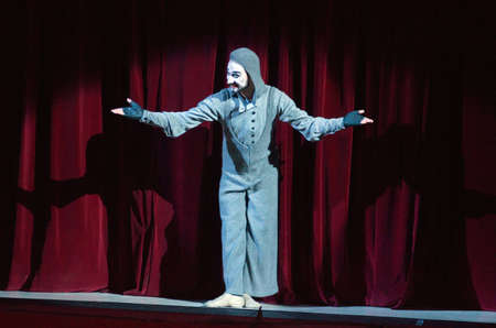 DNIPRO, UKRAINE - JANUARY 8, 2017:  Musical play The Snow Queen performed by members of the Dnipro Opera and Ballet Theatre.のeditorial素材