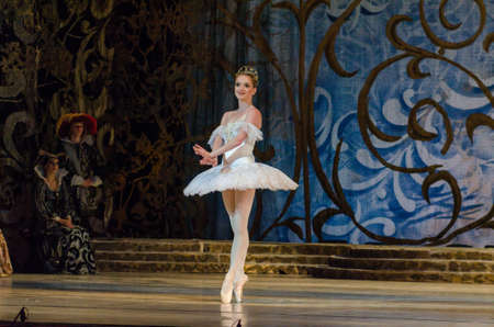 DNIPRO, UKRAINE - JUNE 3, 2017: Classical ballet Sleeping beauty performed by members of the Dnipro...