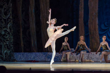 DNIPRO, UKRAINE - JUNE 3, 2017: Classical ballet Sleeping beauty performed by members of the Dnipro...