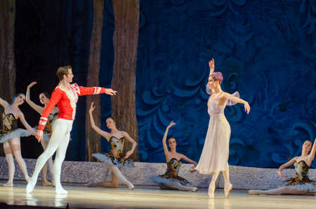 DNIPRO, UKRAINE - JUNE 3, 2017: Classical ballet Sleeping beauty performed by members of the Dnipro...