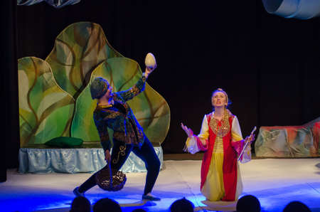 DNIPRO, UKRAINE - JUNE 17, 2017: Rikki Tikki Tavi performed by members of the Dnipro Youth Theatre...