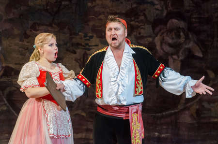 DNIPRO, UKRAINE - OCTOBER 12, 2018: The Marriage of Figaro opera performed by members of the Dnipro...