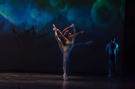 DNIPRO, UKRAINE - NOVEMBER 17, 2018: Children of the Night  ballet performed by members of the...