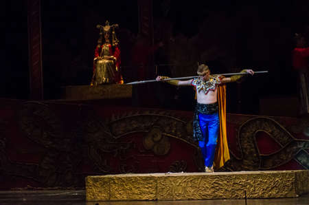DNIPRO, UKRAINE â€“ DECEMBER 22, 2018: Classical Opera by Giacomo Puccini Turandot performed by...