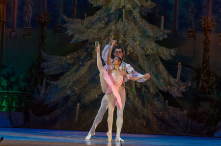DNIPRO, UKRAINE - FEBRUARY 15, 2019: Nutcracker ballet performed by members of the Dnipro Opera and...