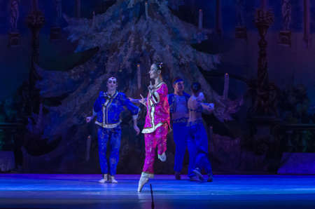 DNIPRO, UKRAINE - FEBRUARY 15, 2019: Nutcracker ballet performed by members of the Dnipro Opera and...