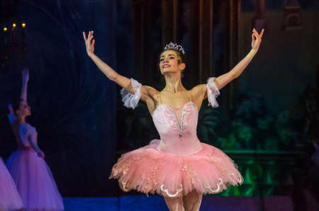 DNIPRO, UKRAINE - FEBRUARY 15, 2019: Nutcracker ballet performed by members of the Dnipro Opera and...