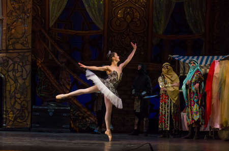 DNIPRO, UKRAINE â€“ MARCH 17, 2019: Classical ballet Corsair by Adolphe Adam performed by...