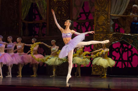 DNIPRO, UKRAINE â€“ MARCH 17, 2019: Classical ballet Corsair by Adolphe Adam performed by...