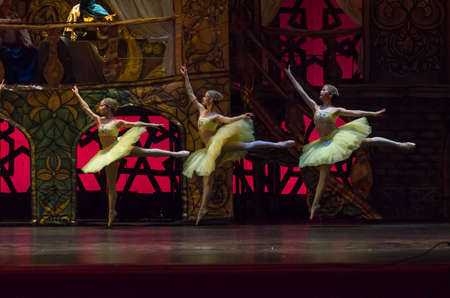 DNIPRO, UKRAINE â€“ MARCH 17, 2019: Classical ballet Corsair by Adolphe Adam performed by...