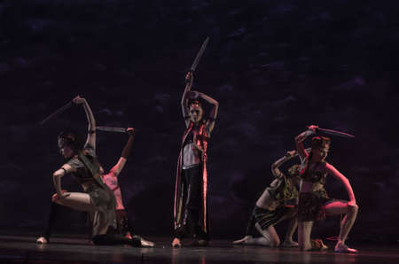 DNIPRO, UKRAINE â€“ MARCH 17, 2019: Classical ballet Corsair by Adolphe Adam performed by...