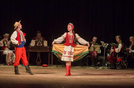 DNIPRO, UKRAINE - DECEMBER 5, 2019: National traditions, customs and rites of the Ukrainian people...