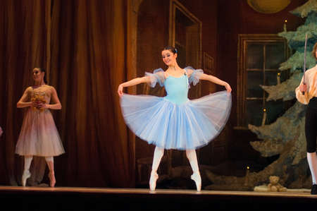 DNEPROPETROVSK, UKRAINE - FEBRUARY 18: Nutcracker ballet performed by Dnepropetrovsk Opera and...