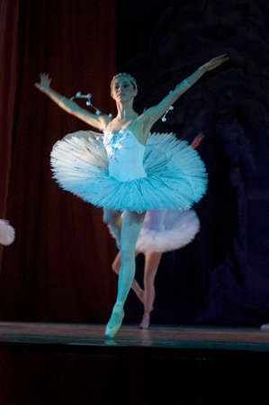 DNEPROPETROVSK, UKRAINE - FEBRUARY 18: Nutcracker ballet performed by Dnepropetrovsk Opera and Ballet Theatre ballet on February 18, 2011 in Dnepropetrovsk, Ukraine.のeditorial素材