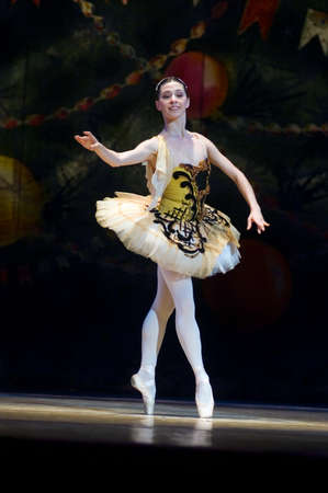 DNEPROPETROVSK, UKRAINE - FEBRUARY 18: Nutcracker ballet performed by Dnepropetrovsk Opera and...