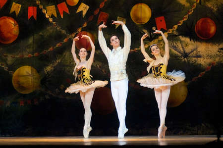 DNEPROPETROVSK, UKRAINE - FEBRUARY 18: Nutcracker ballet performed by Dnepropetrovsk Opera and...
