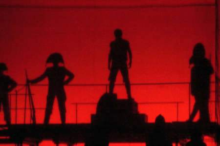 DNEPROPETROVSK, UKRAINE - OCTOBER 23: Le Corsaire ballet performed by Dnepropetrovsk Opera and Ballet Theatre ballet on October 23, 2011 in Dnepropetrovsk, Ukraine.のeditorial素材