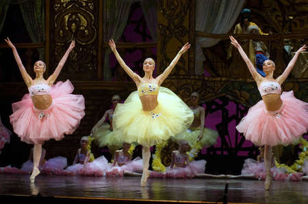 DNEPROPETROVSK, UKRAINE - OCTOBER 23: “Le Corsaire” ballet performed by Dnepropetrovsk Opera and...