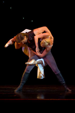 DNEPROPETROVSK, UKRAINE – APRIL 28:  Anastasia Volochkova performs during the «SHORT STORIES...